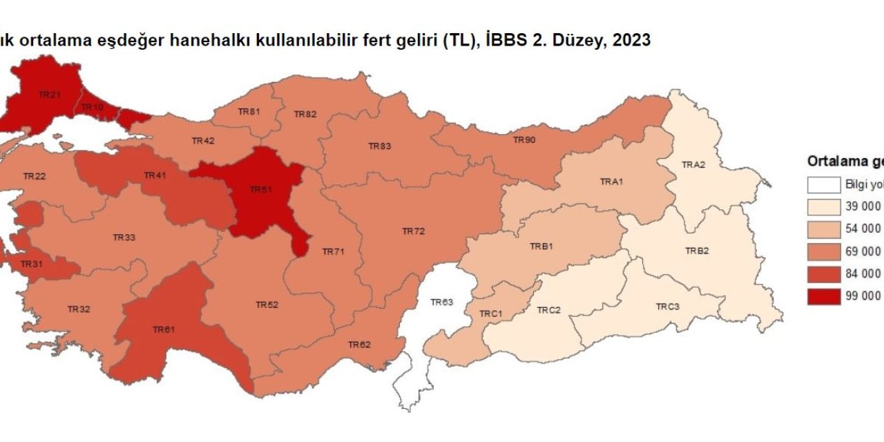 2023 Yılı Gelir Dağılımı İstatistikleri Açıklandı