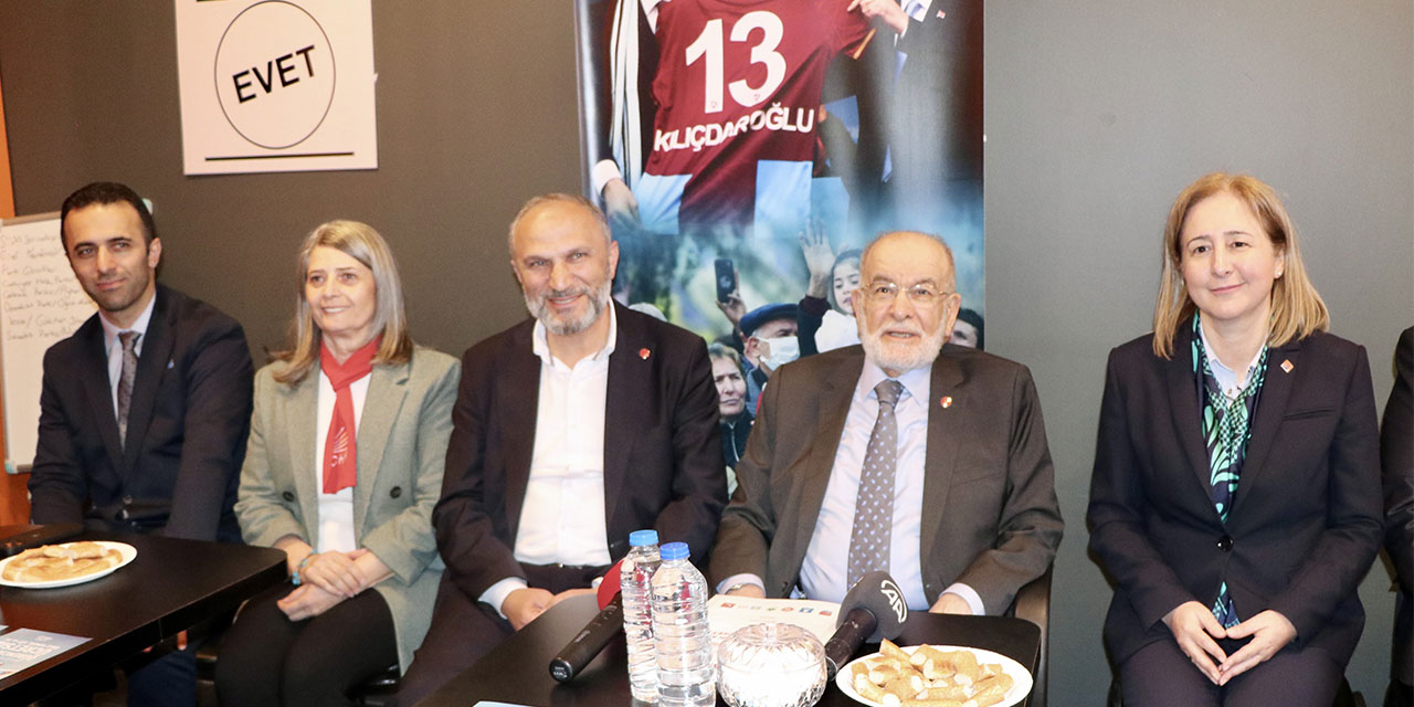Saadet Partisi Genel Başkanı Karamollaoğlu, Trabzon'da konuştu