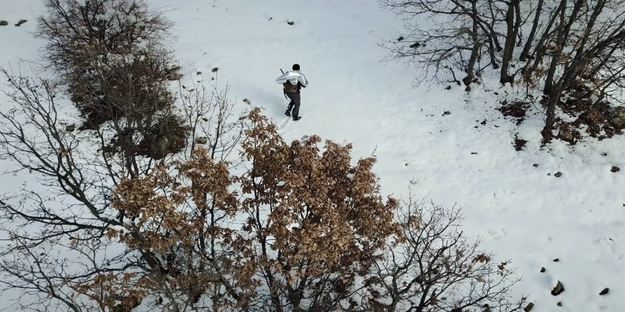 Kaçak Avcı Dron İle Tespit Edilip, Yakalandı