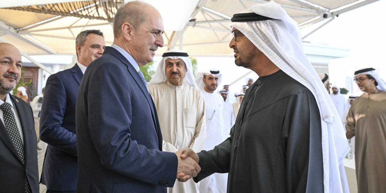 Tbmm Başkanı Kurtulmuş, Bae Devlet Başkanı Al Nahyan İle Görüştü