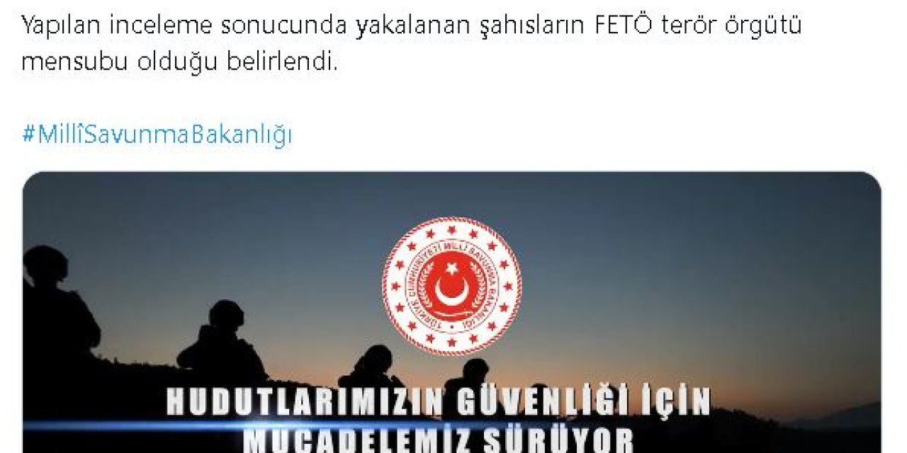 Msb: Yunanistan Sınırında 5 Fetö Üyesi Yakalandı