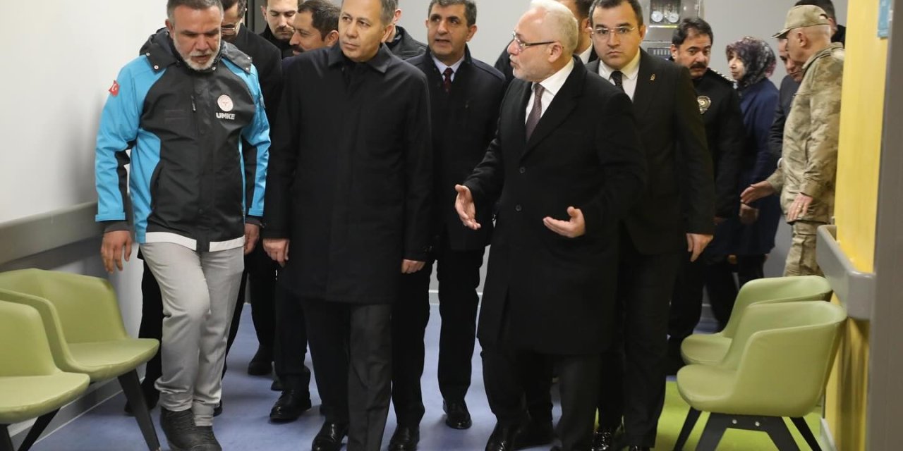 İçişleri Bakanı Yerlikaya, Hatay'da