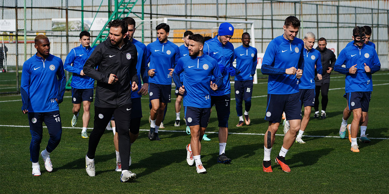 Çaykur Rizespor, TÜMOSAN Konyaspor maçı hazırlıklarını sürdürdü