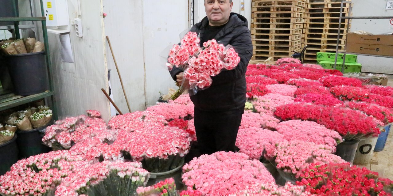 Avrupa'ya 7 Milyon Dolarlık 'Sevgililer Günü' Karanfili