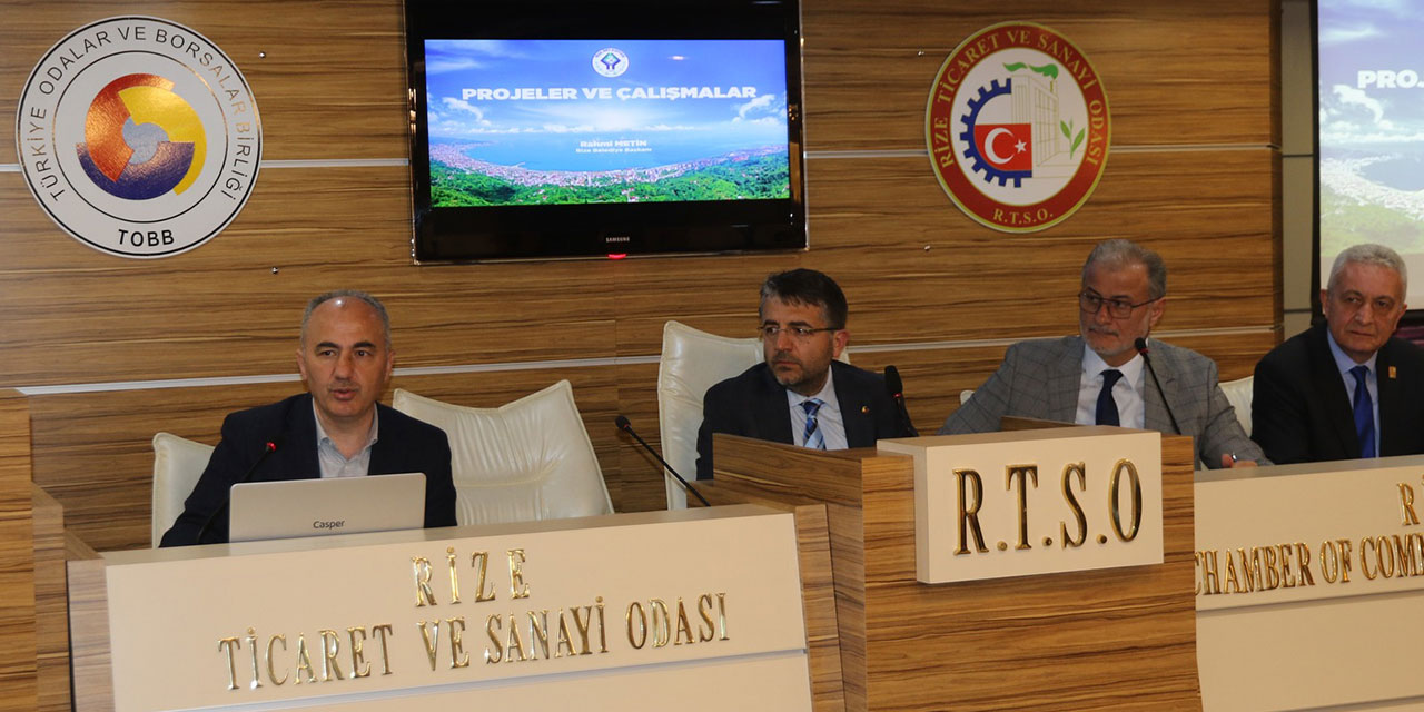 Belediye Başkanı Metin Rize’de İş İnsanlarını Bilgilendirdi
