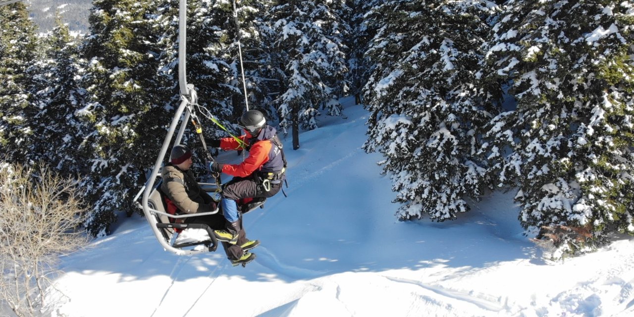 Jak'tan 'beyaz Cennet'te Kış Tatbikatı; Tatilcilerin Güvenliği Onlara Emanet