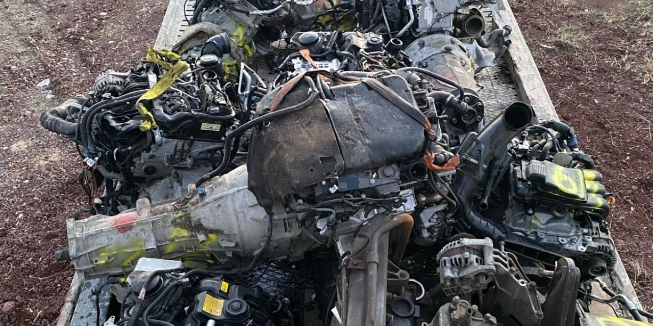 Piyasa Değeri 4 Milyon Tl Olan 27 Araç Motoru Ele Geçirildi