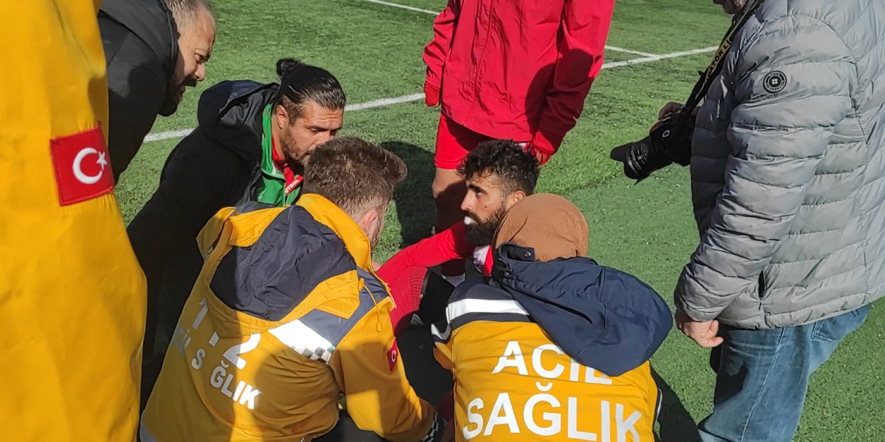 Futbolcunun İkili Mücadelede Dişi Kırıldı