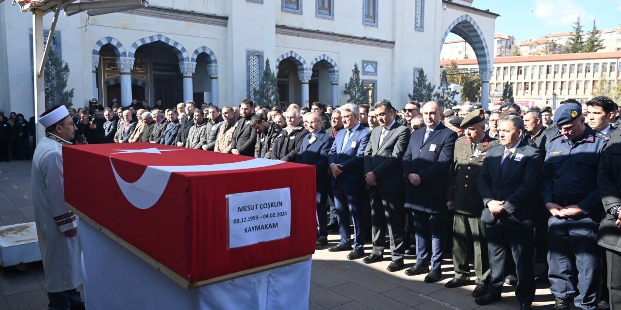 Ekinözü Kaymakamı Coşkun, Kırıkkale'de Son Yolculuğuna Uğurlandı