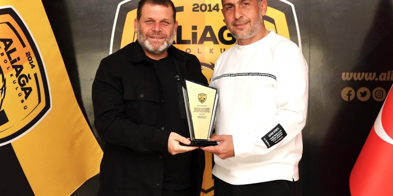 Aliağa Futbol'da Şapçı'ya Plaketli Veda