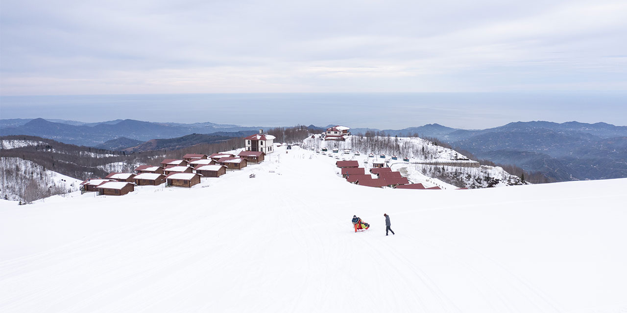Kaçkarlar'da kış sporları için 4 rota oluşturuldu
