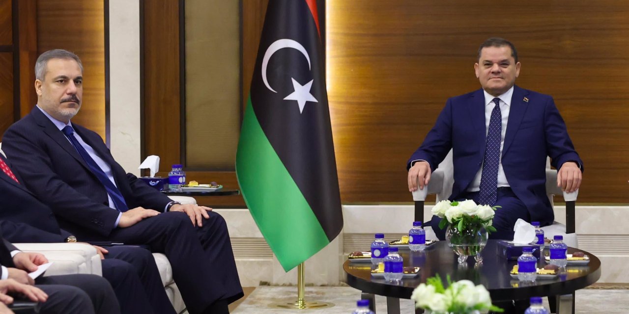Bakan Fidan, Libya Başbakanı Dibeybe İle Bir Araya Geldi