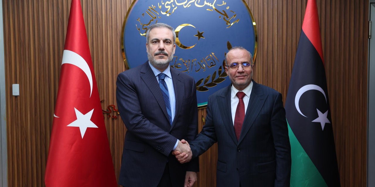 Bakan Fidan, Libya Yüksek Devlet Konseyi Başkanı Takala İle Bir Araya Geldi (2)