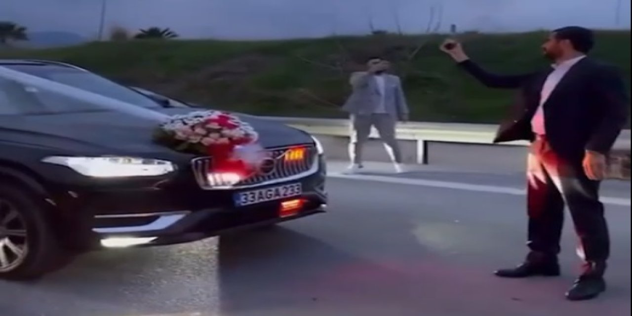 Mersin'de Düğün Konvoyunda Havaya Ateş Açtı; Tutuklandı