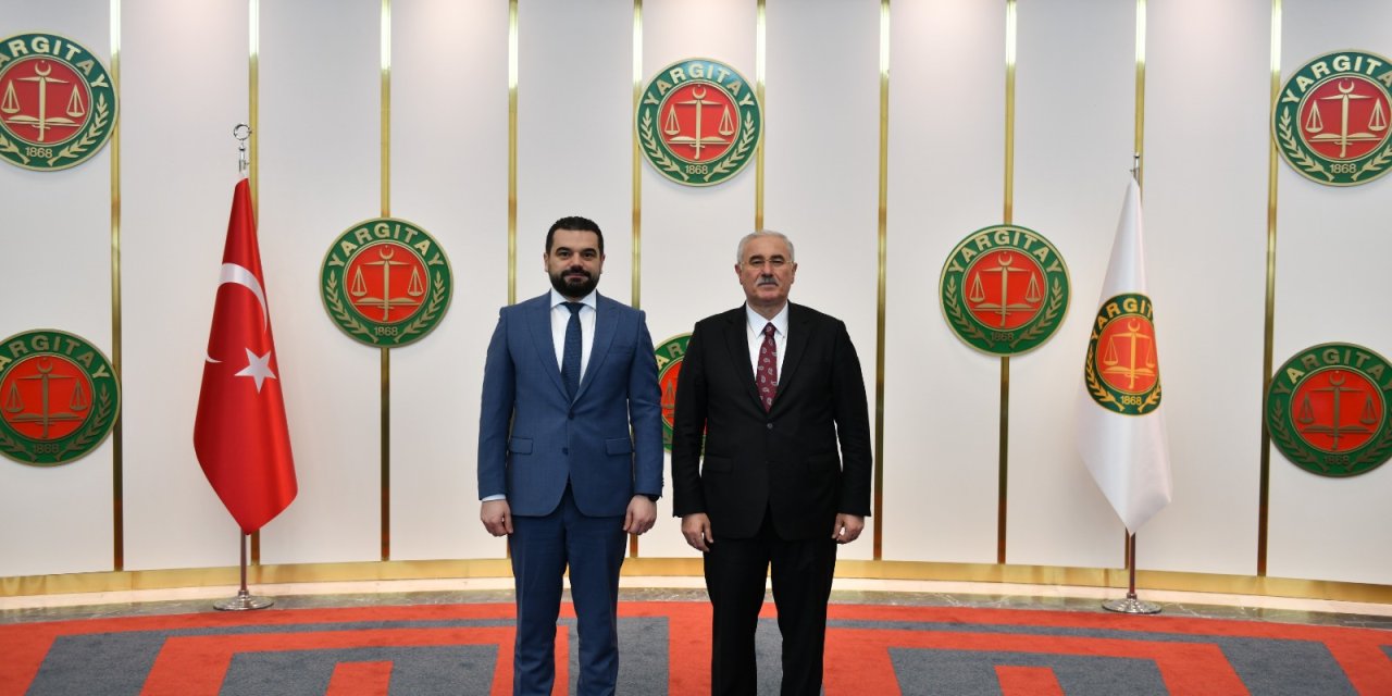 Yargıtay Başkanı Akarca, Kuzey Makedonya Adalet Bakanı Lloga İle Bir Araya Geldi