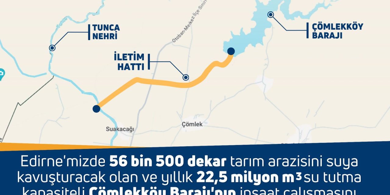 Bakan Yumaklı: Çömlekköy Barajı İnşaat Çalışmalarını Başlatıyoruz