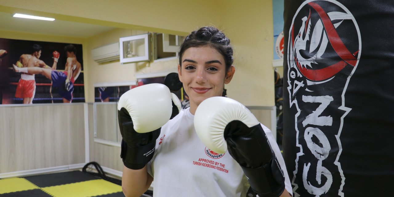 Kick Boksta Türkiye Şampiyonu Sudenaz, Gözünü Dünya Şampiyonasına Dikti
