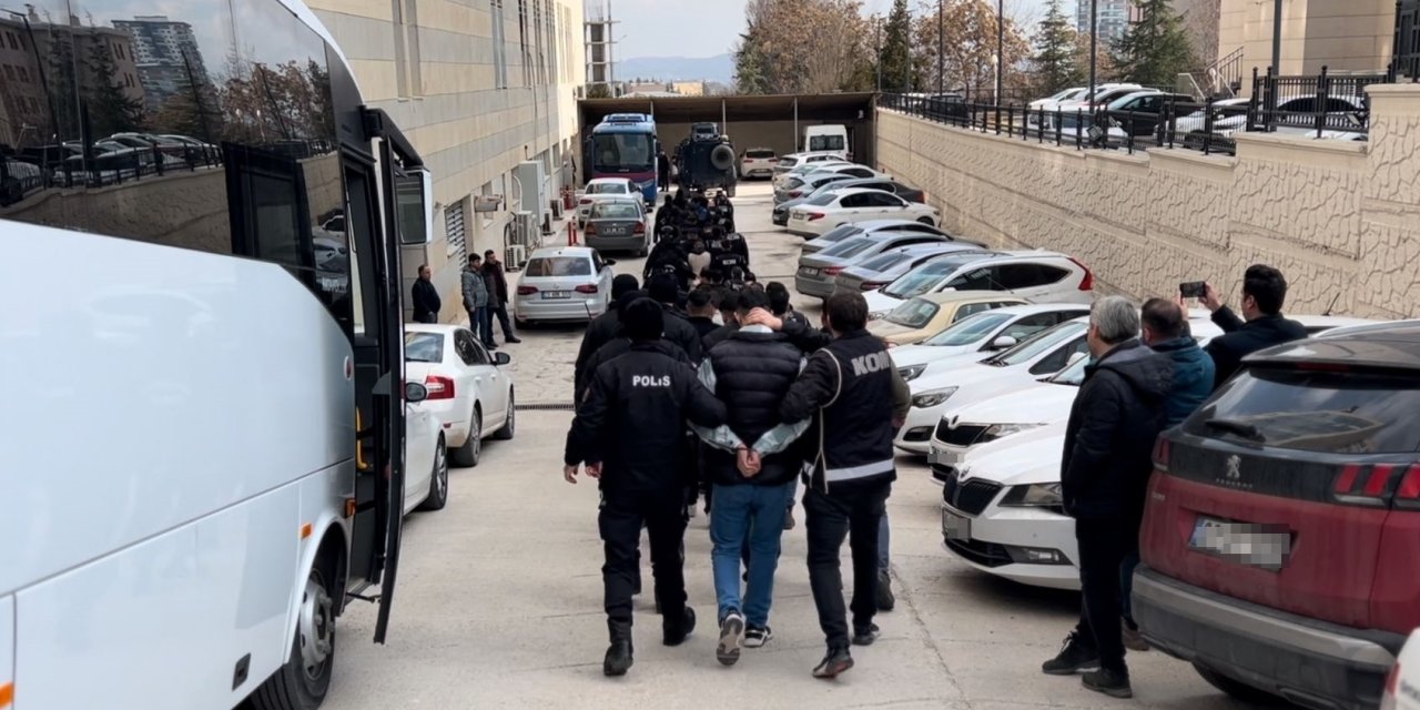 Elazığ'da 'Kafes-37' Operasyonunda 35 Şüpheli Adliyede