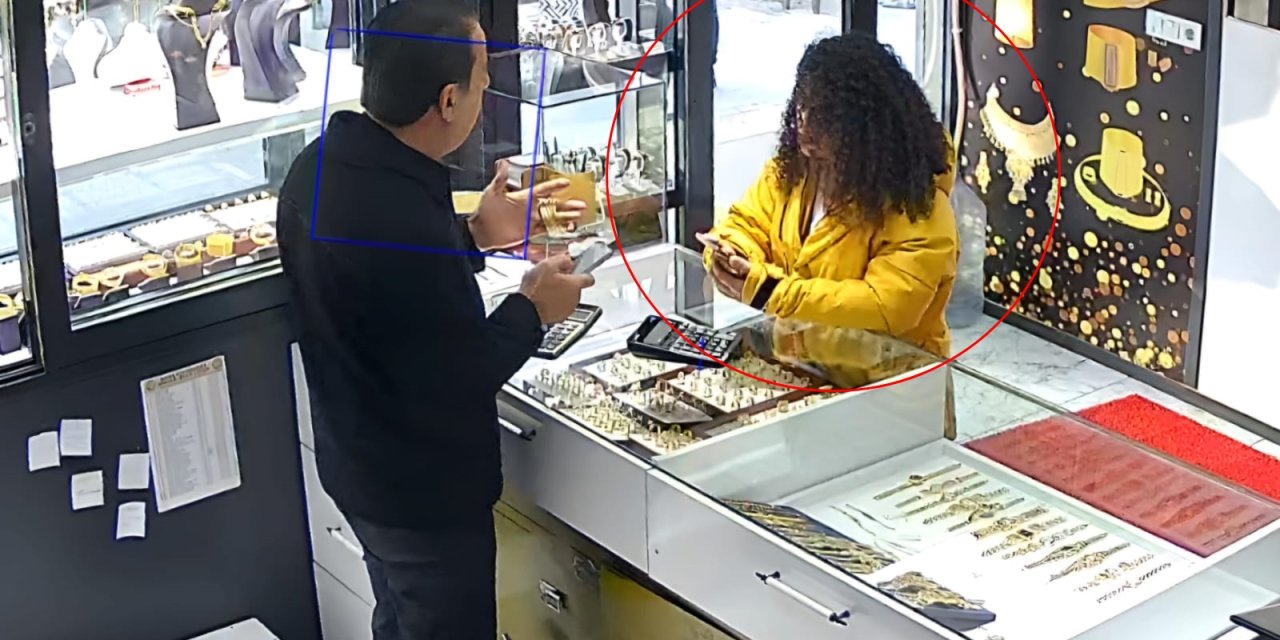 Sahte Bilezikleri Kuyumcuya Satmaya Çalıştı; O Anlar Kamerada