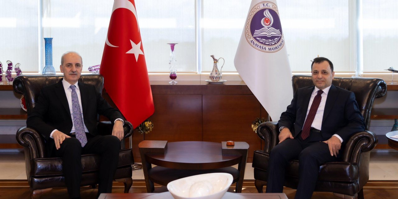 Tbmm Başkanı Kurtulmuş'tan Aym Başkanı Arslan'a Ziyaret