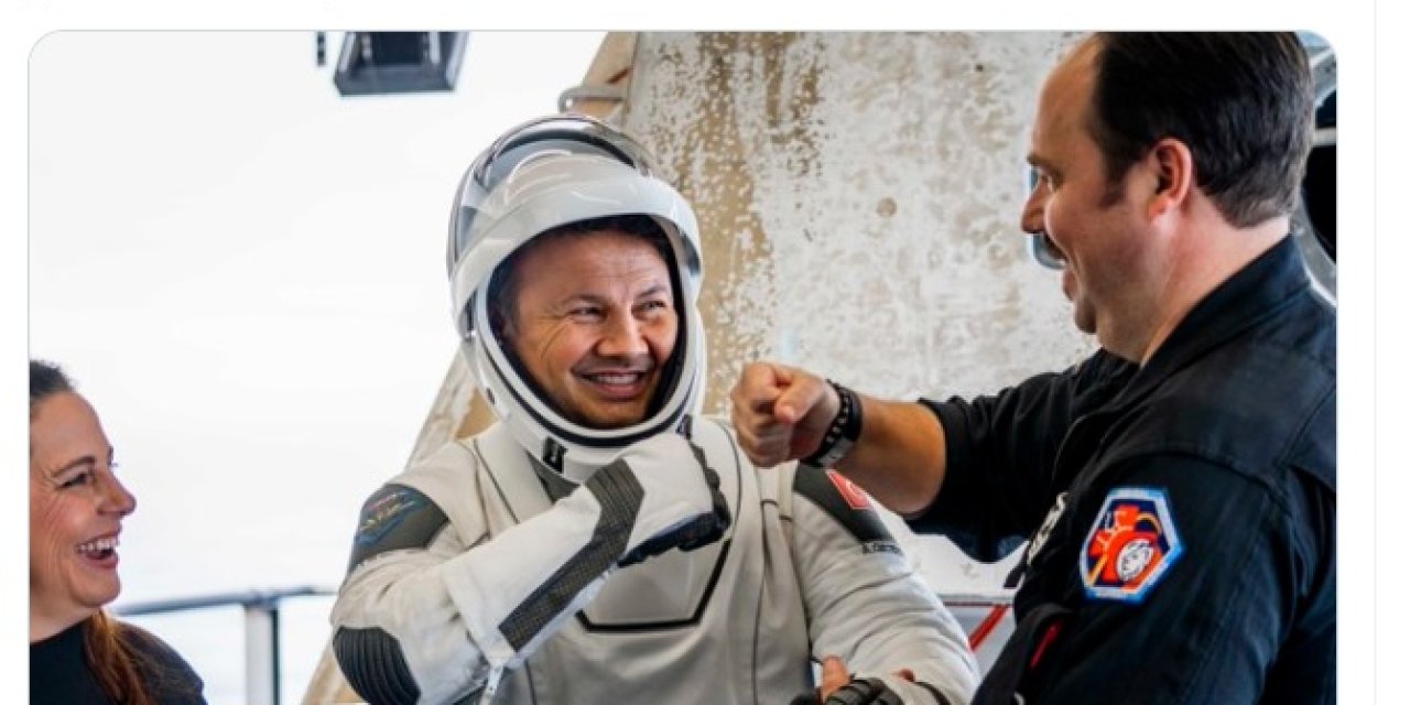 Gezeravcı'dan Dünya'ya Dönüşünün Ardından İlk Paylaşım: Merhaba Dünya, Ben Geldim