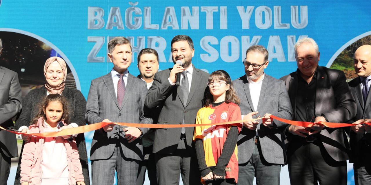 Kağıthane'de Bağlantı Yolunun Açılışı Gerçekleştirildi