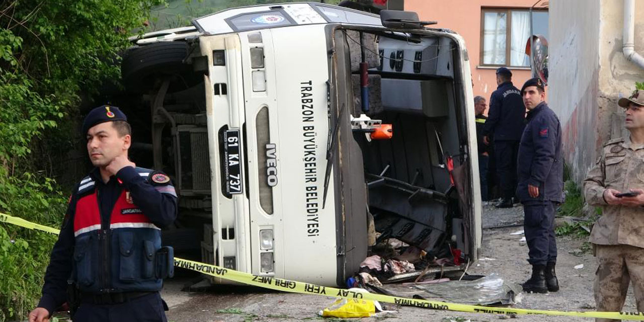 Trabzon'da 5 kişinin öldüğü trafik kazasıyla ilgili otobüs şoförü tutuklandı