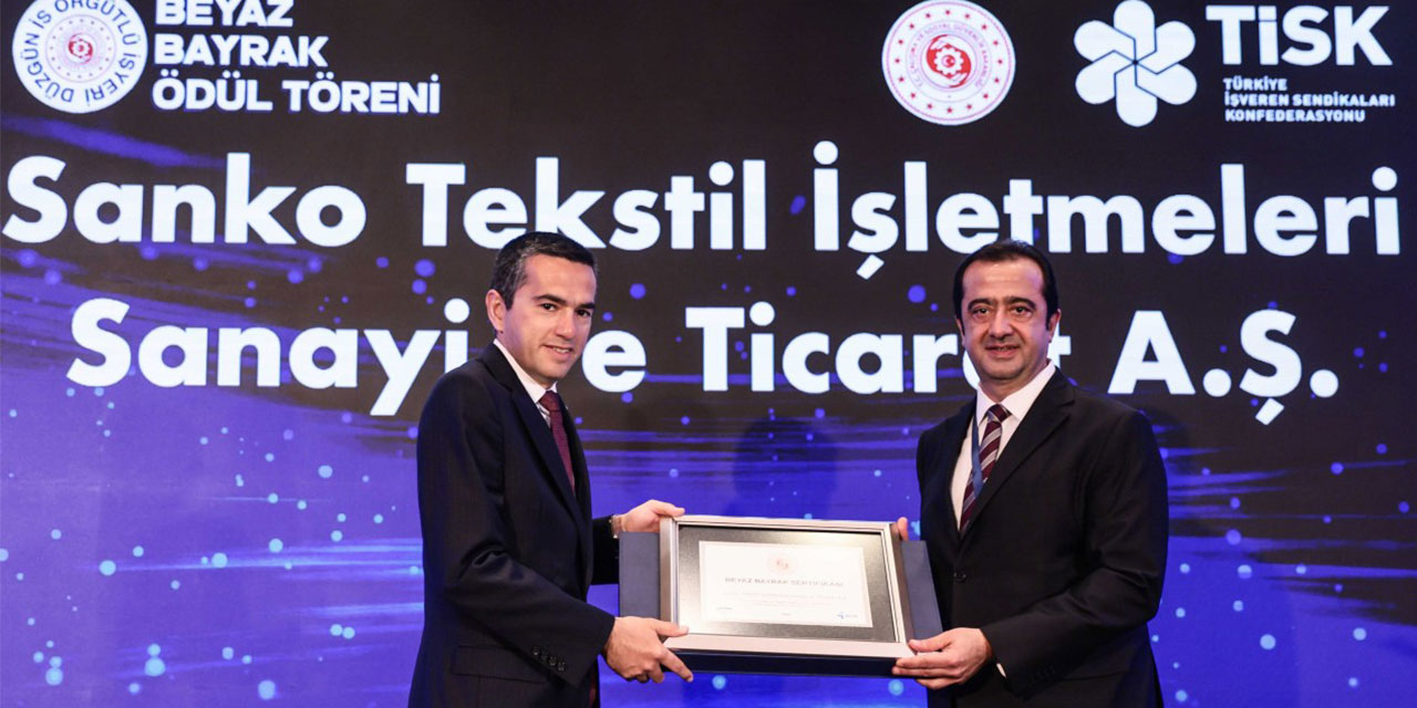 SANKO Tekstil “Beyaz Bayrak” kazanan ilk iş yerleri arasında