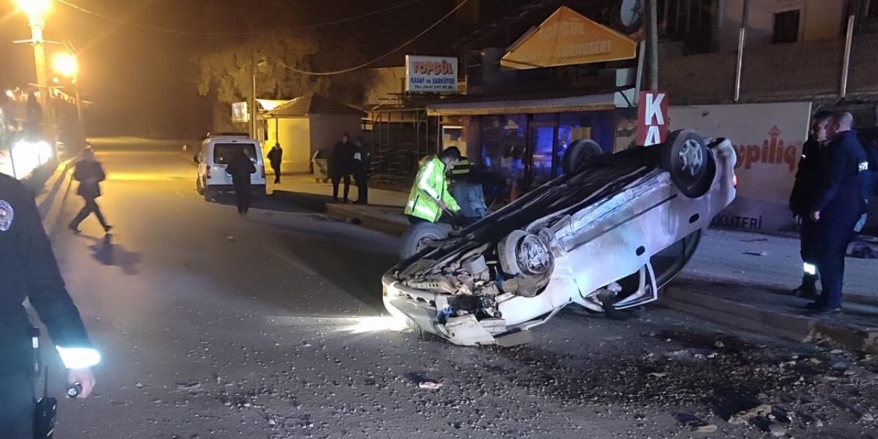 Otomobil Devrildi; Sürücü Veli Eren Hayatını Kaybetti