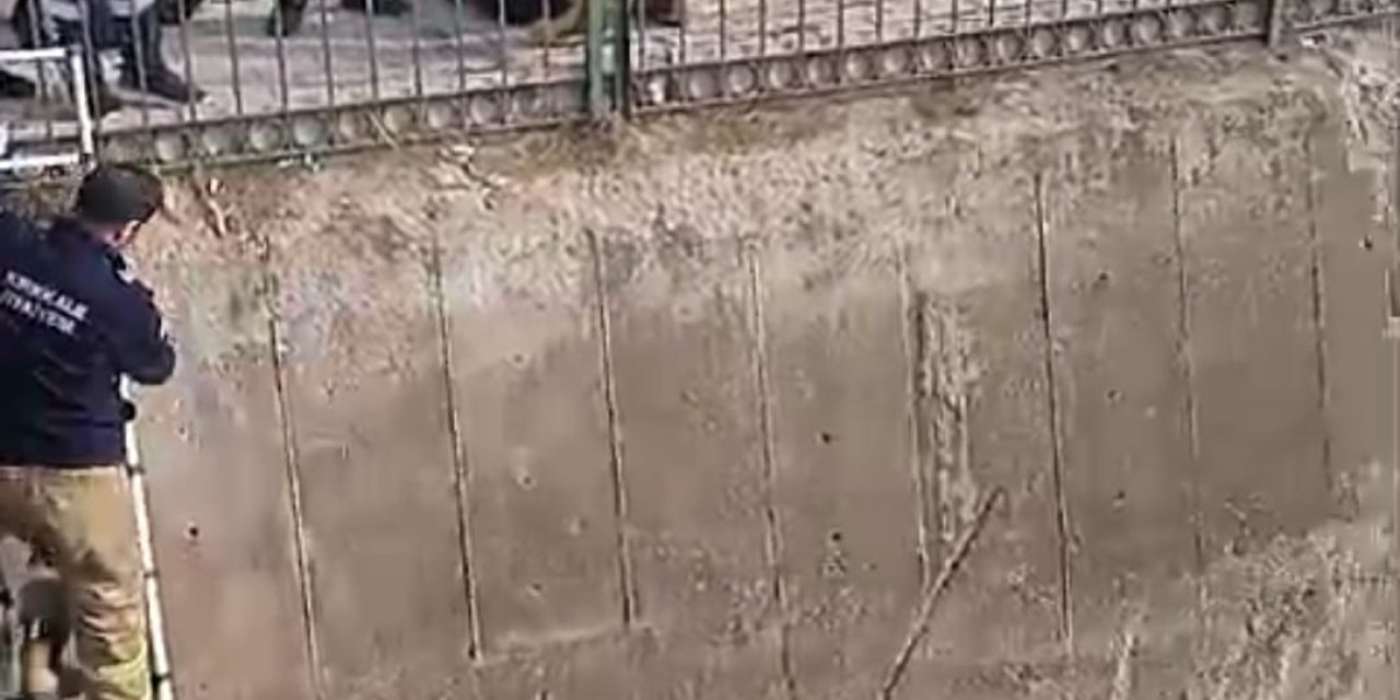 Dereye Düşen Motosikletin Sürücüsü Yaralandı