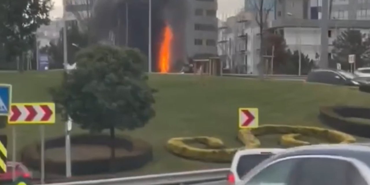 Kartal'da İşçilerin Kaldığı Konteynerde Yangın Çıktı
