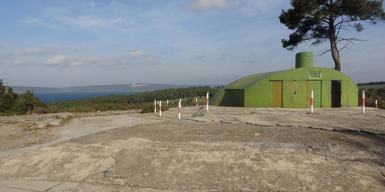 Çanakkale'de 2'nci Dünya Savaşı'ndan Kalma Tarihi Tabya Kaderine Terk Edildi