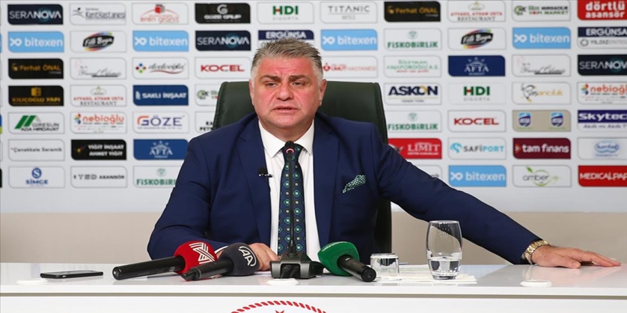 Giresunspor Kulübü Başkanı Yamak: Kalan 4 maçın en az 3'ünü kazanmamız lazım ki bu ligde şansımız olsun