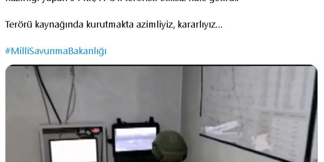 Msb: Suriye'nin Kuzeyinde 5 Terörist Etkisiz Hale Getirildi