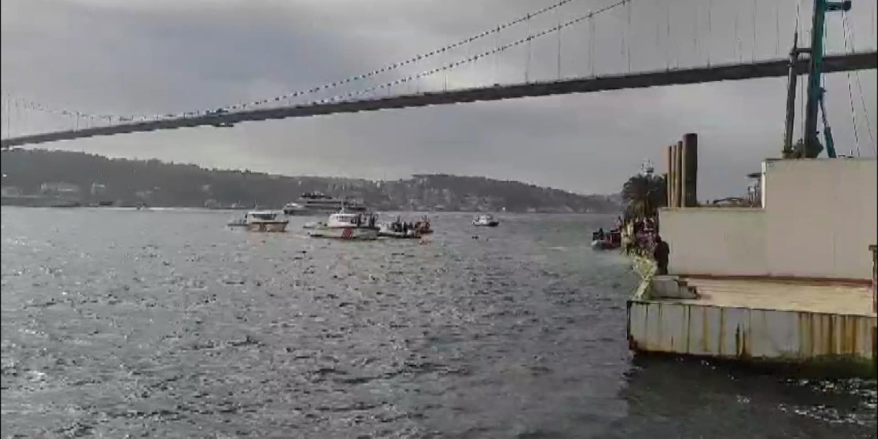 Ortaköy'de İki Kişi Denize Düştü; Kurtarma Çalışması Devam Ediyor