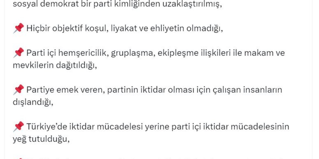 Gürsel Tekin, Chp'den İstifa Etti (2)- Yeniden