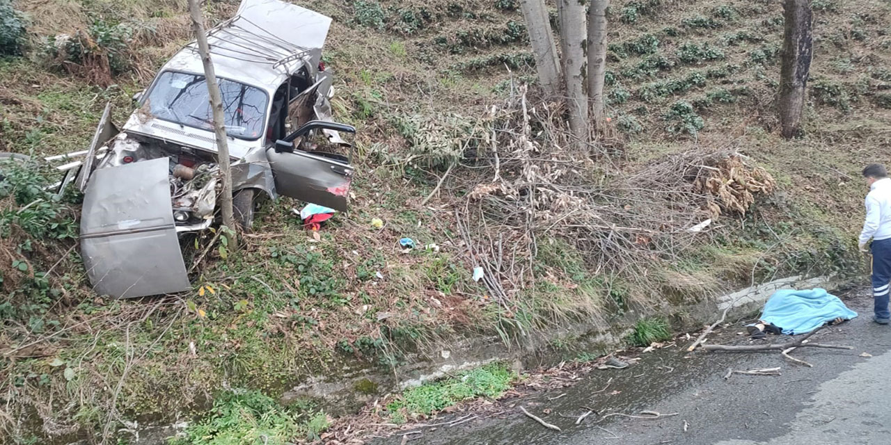 Rize’de Trafik Kazası: 1 Ölü