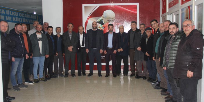 MHP Havza İlçe Yönetimi sendika temsilcileri ile görüştü