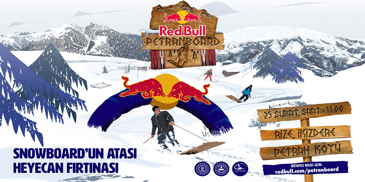 Rize’de ‘Red Bull Petranboard’ kayak etkinliği gerçekleştirilecek