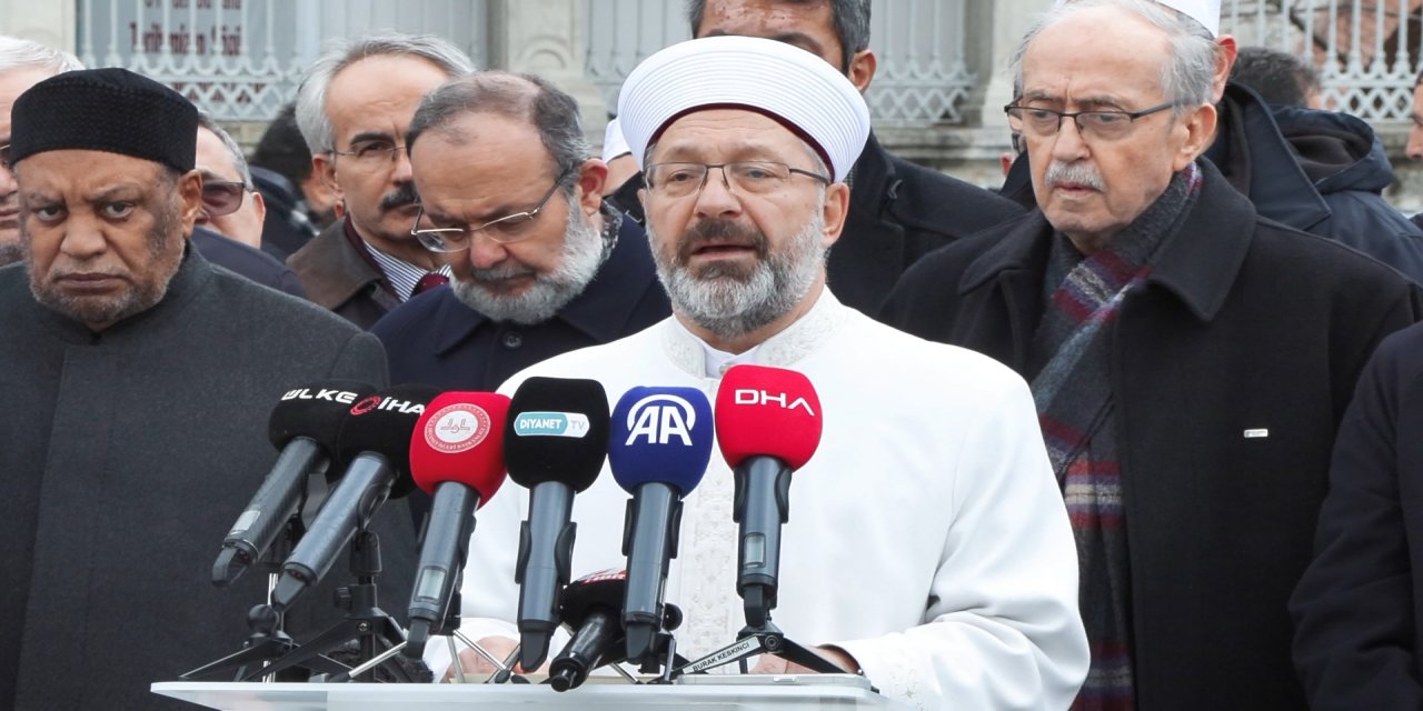 Erbaş: Gazze halkının yalnız bırakılması tarihin affetmeyeceği bir davranıştır