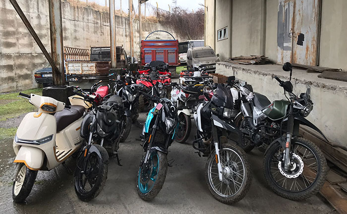 Samsun'da motosiklet ve ATV hırsızlığı yaptığı iddiasıyla 2 zanlı yakalandı
