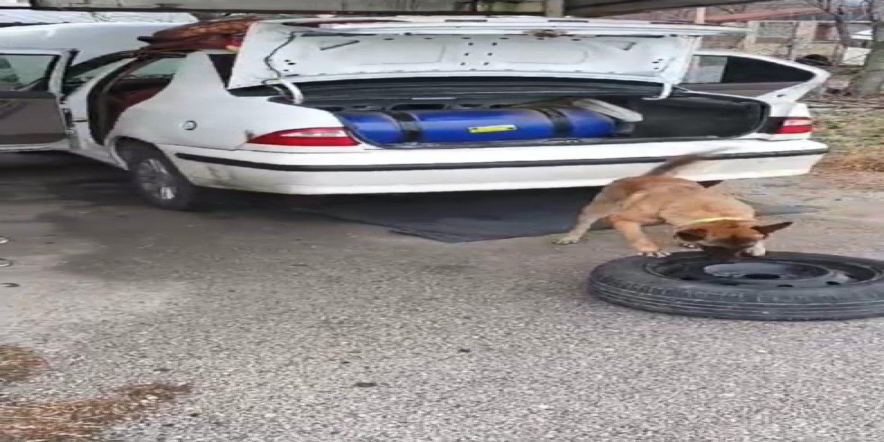 Otomobilin lastiklerinde 6 kilo uyuşturucu ele geçirildi