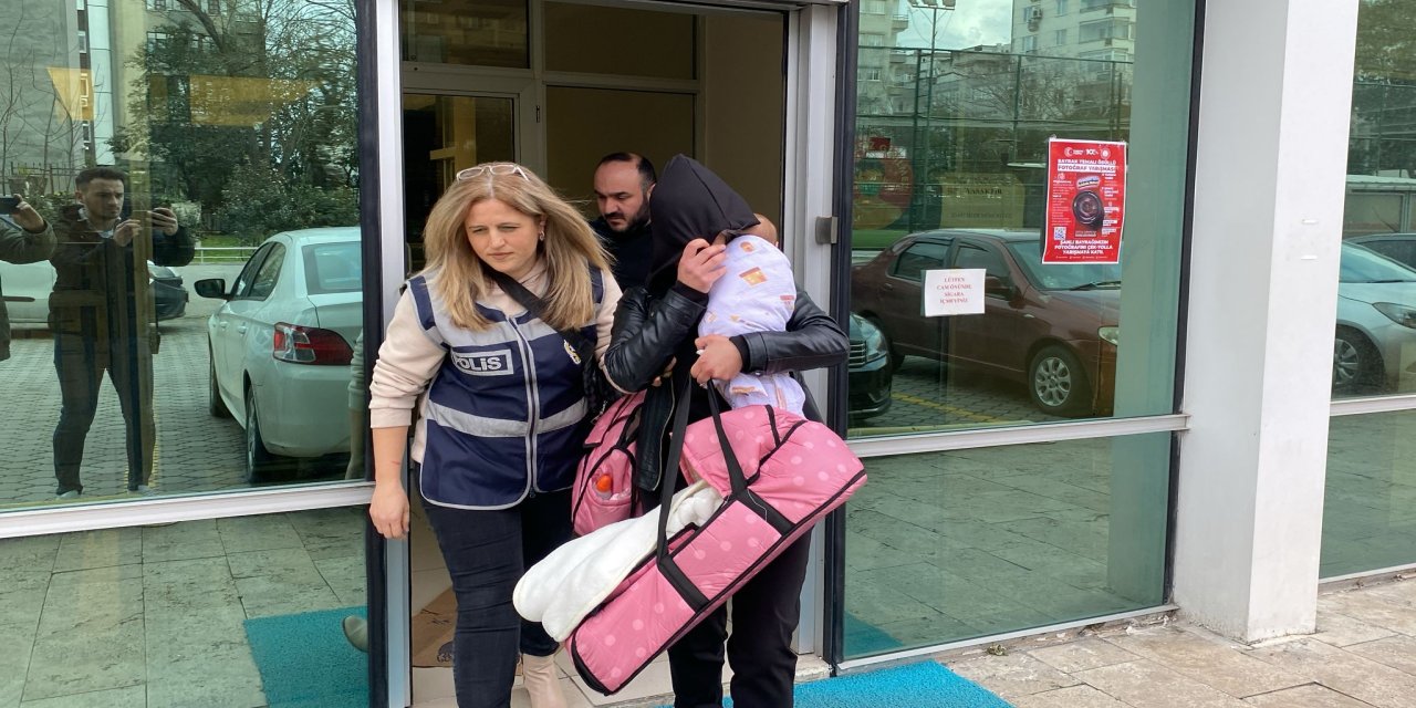 1 milyon 700 bin TL'lik hırsızlıkta 2 tutuklama; 3 aylık bebeğiyle cezaevine girdi