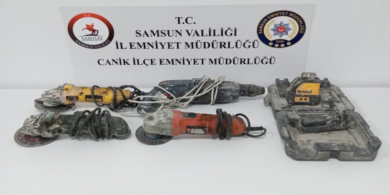 İnşaattan 80 bin liralık hırsızlığa 2 tutuklama