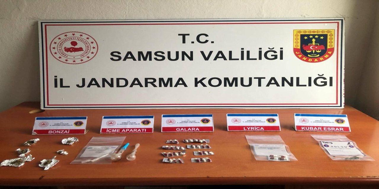 Samsun’da uyuşturucu operasyonu; 2 gözaltı