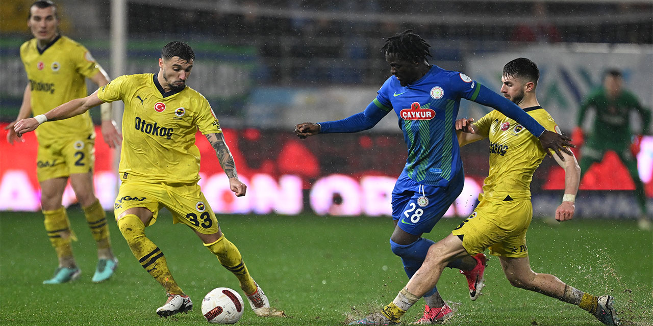 PFDK, Çaykur Rizespor – Fenerbahçe maçı cezalarını açıkladı