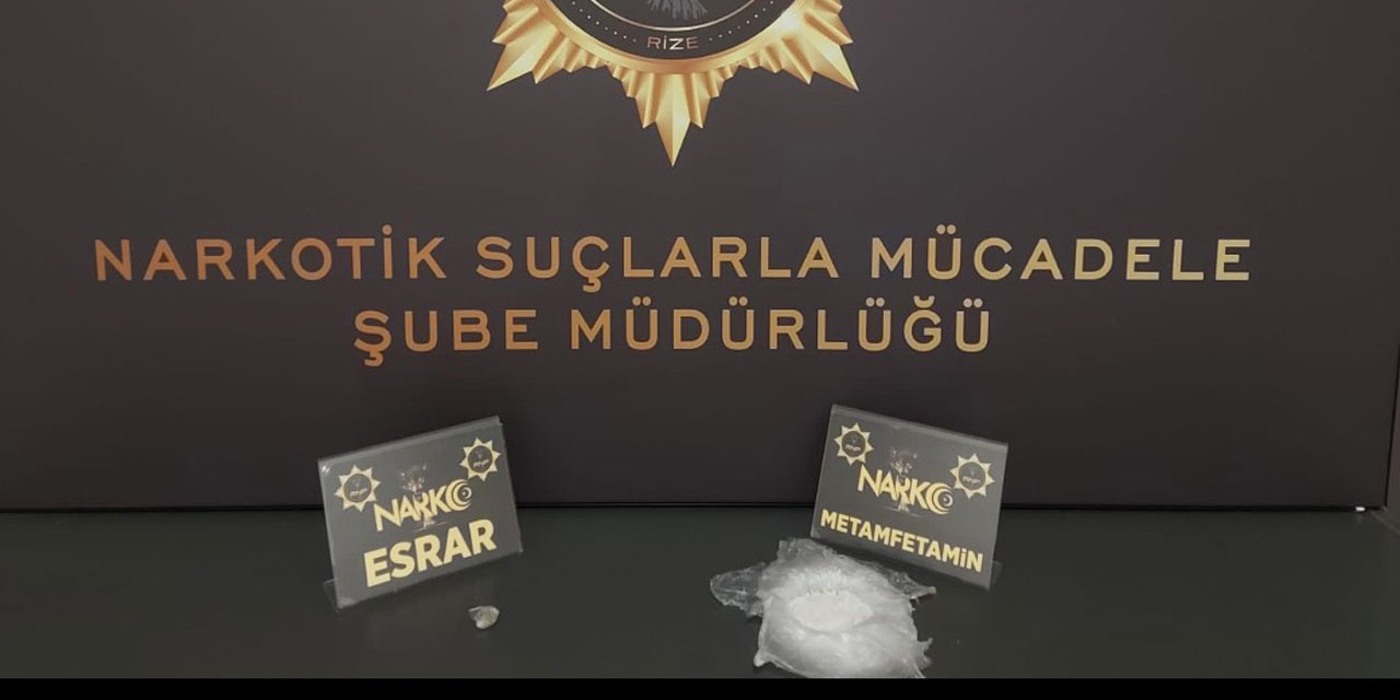 Rize’de Uyuşturucu Operasyonu: 1 Tutuklama