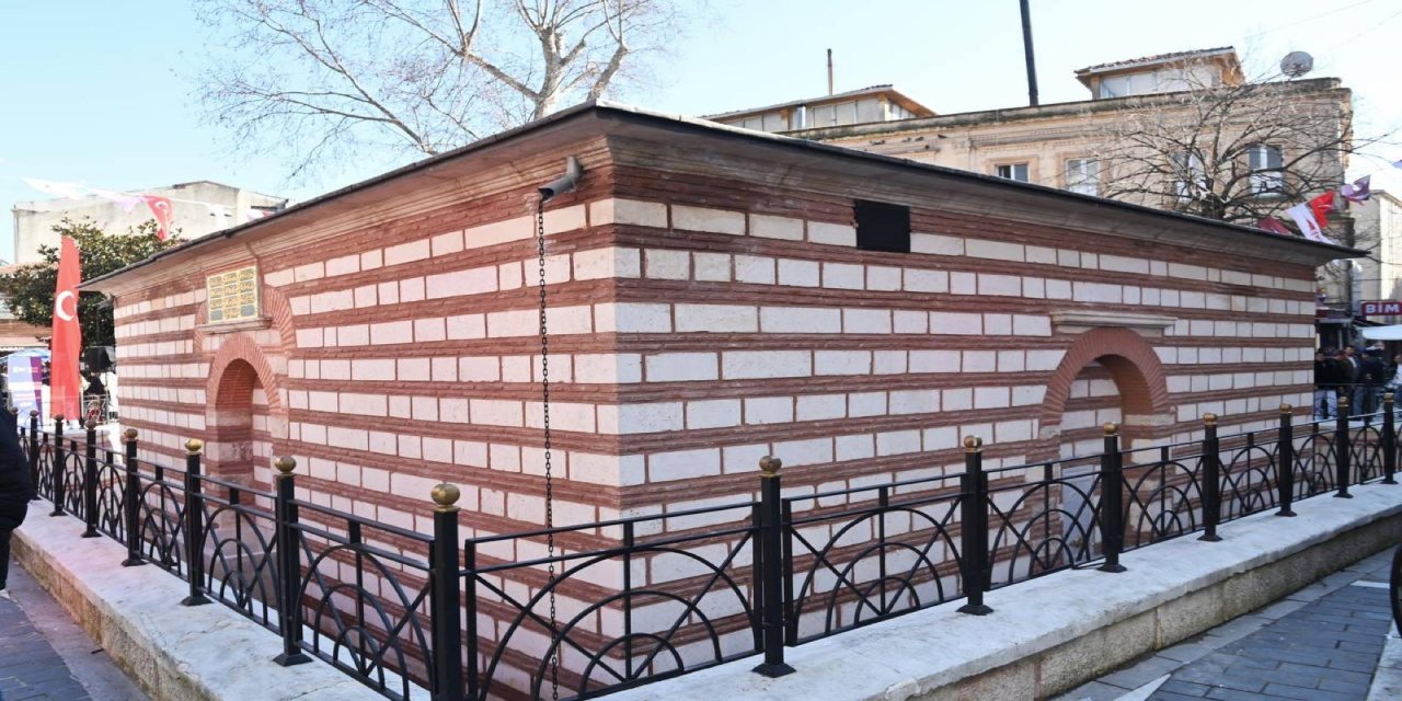 Beyoğlu’nda tarihi Tersane Emini Ahmed Ağa Çeşmesi yenilendi