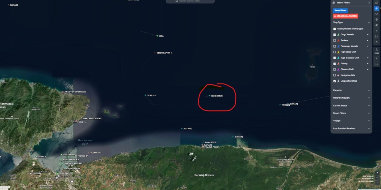 Bursa Batan Geminin Kayıp 4 Mürettebatı, 11 Dalgıç Ve 1000 Personel İle Aranıyor