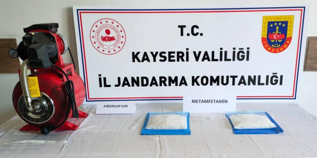 Su Hidroforuna Gizlenmiş Metamfetamin Ele Geçirildi